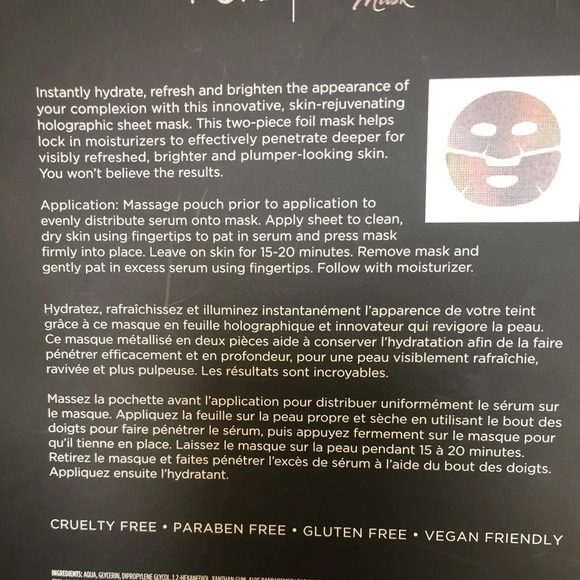 NIB PUR QUICK PRO HOLOGRAPHIC FACE MASKS - Picture 3 of 4